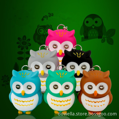 LED Owl Keychain
